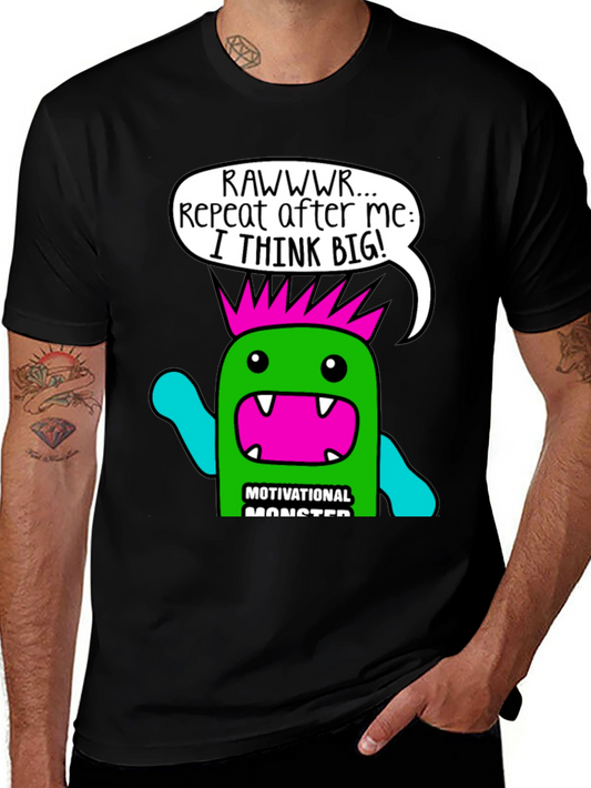 Motivational Monster T-Shirt - Think Big!
