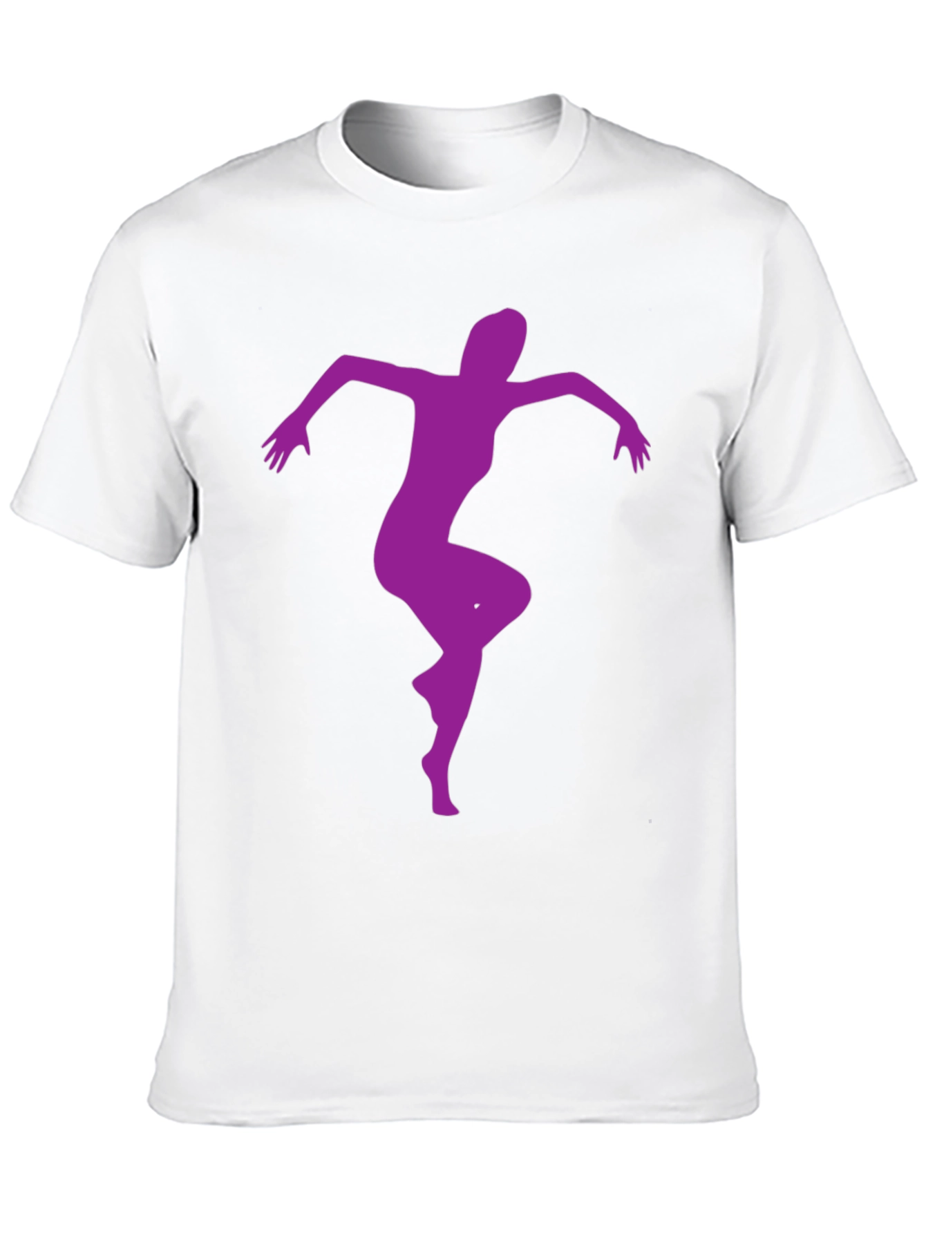 Dancing Woman Graphic Tee - Black