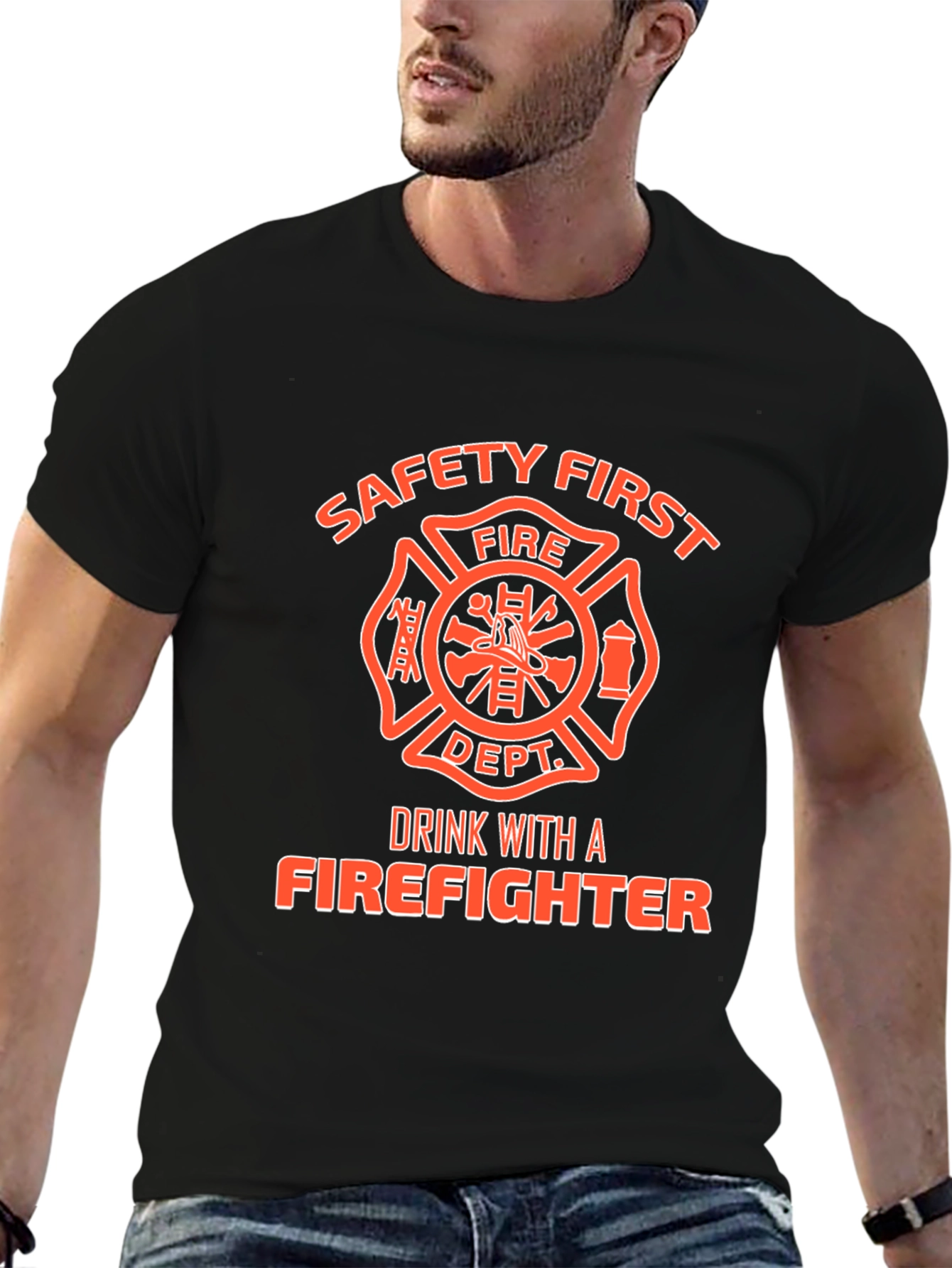 Safety First Firefighter T-Shirt