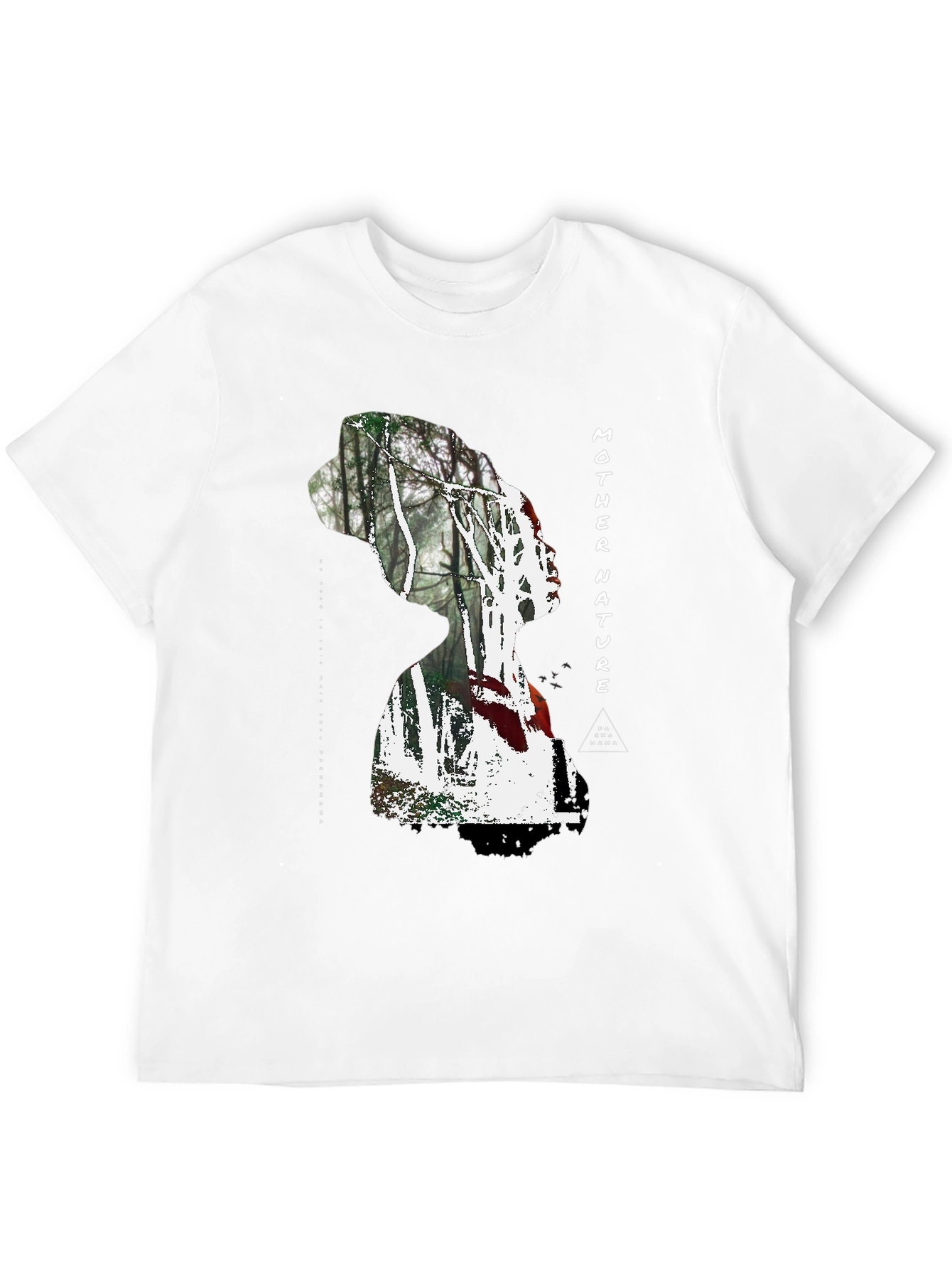 Mother Nature Graphic Print T-Shirt - Black