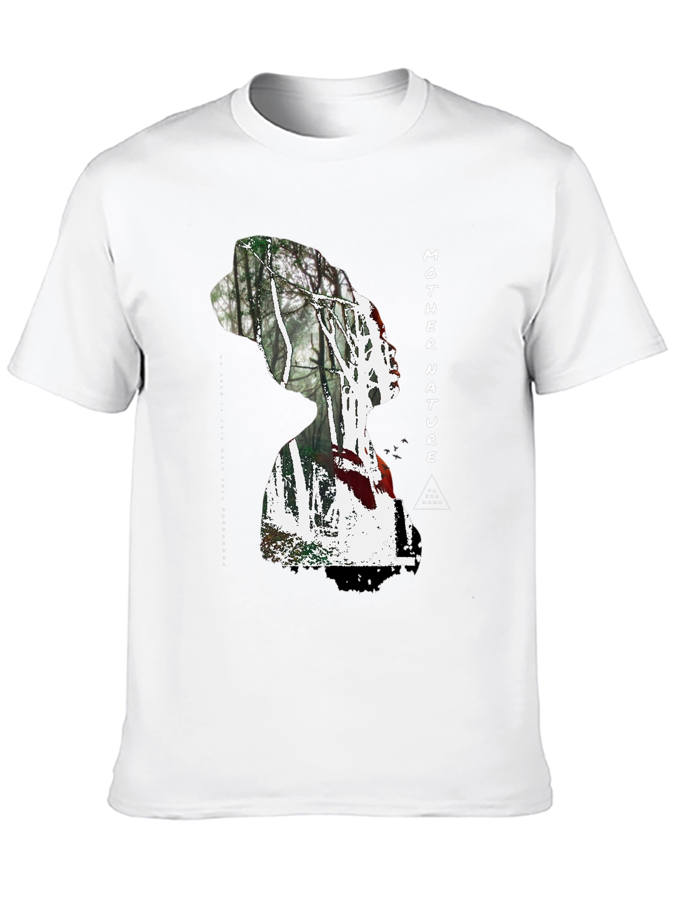 Mother Nature Graphic Print T-Shirt - Black