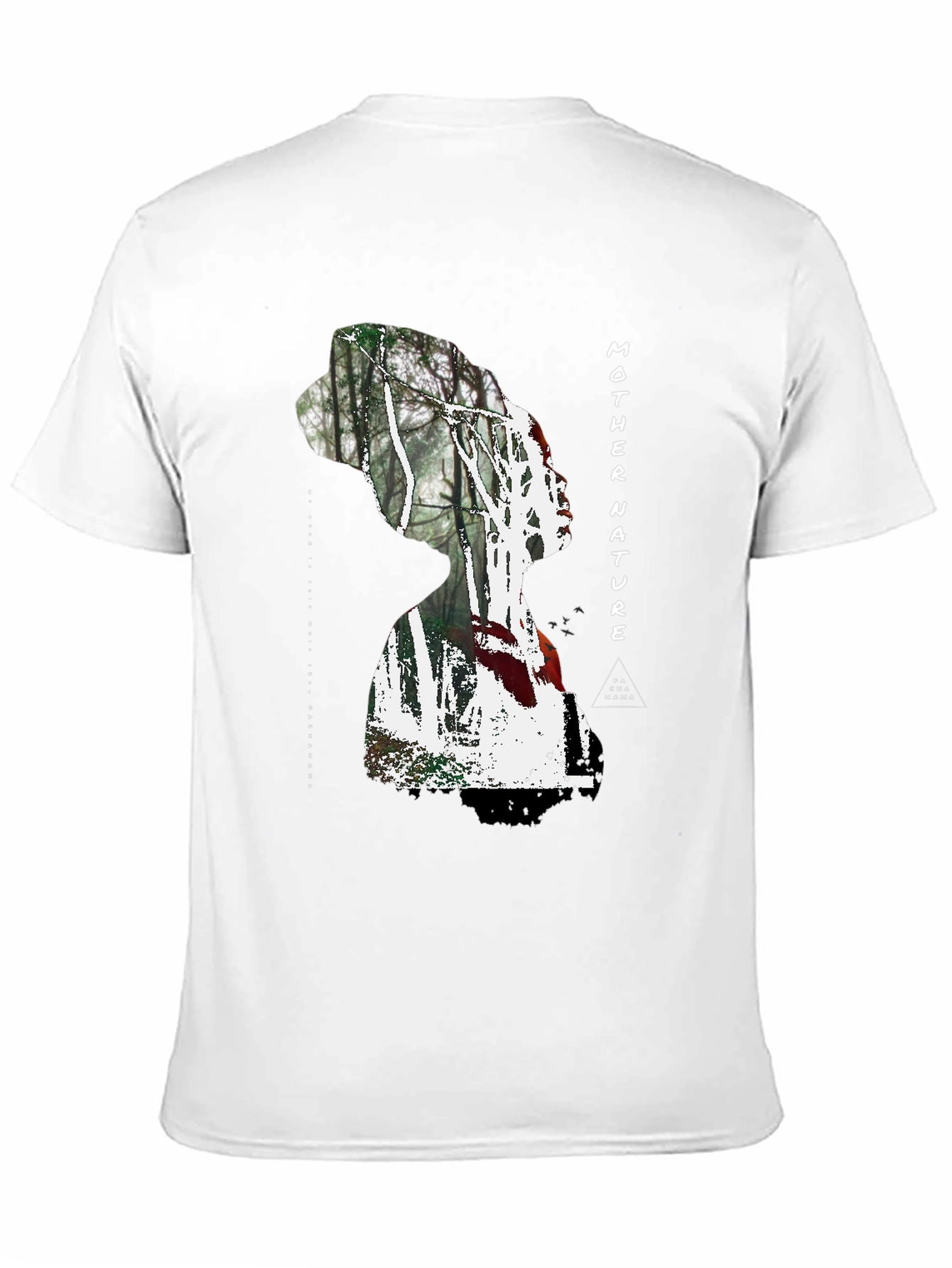 Mother Nature Graphic Print T-Shirt - Black