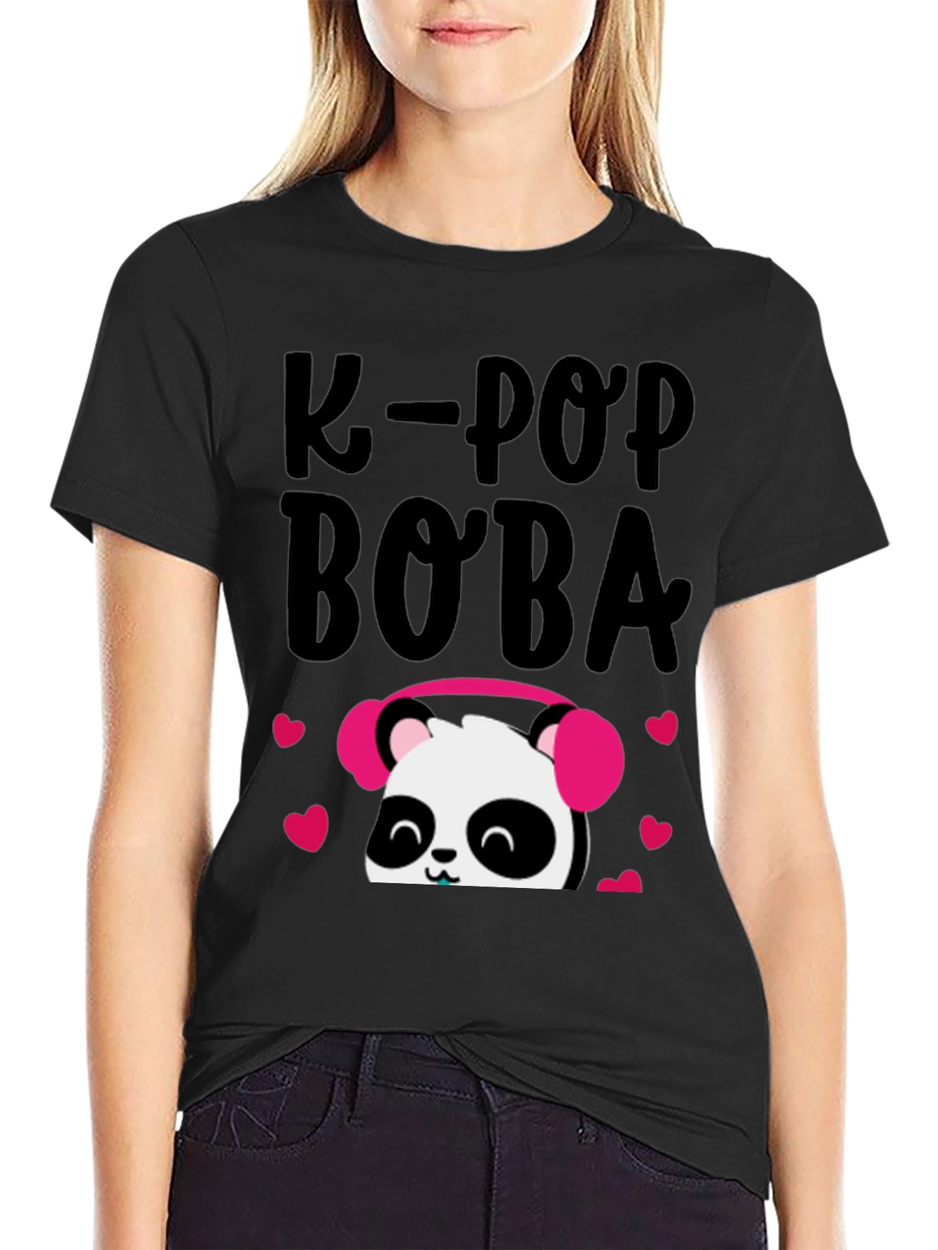 K-Pop Boba Panda T-Shirt