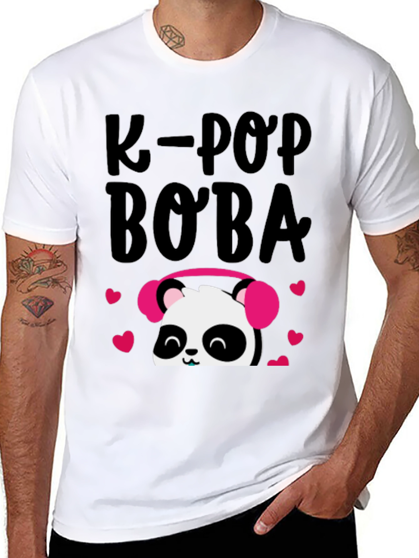 K-Pop Boba Panda T-Shirt