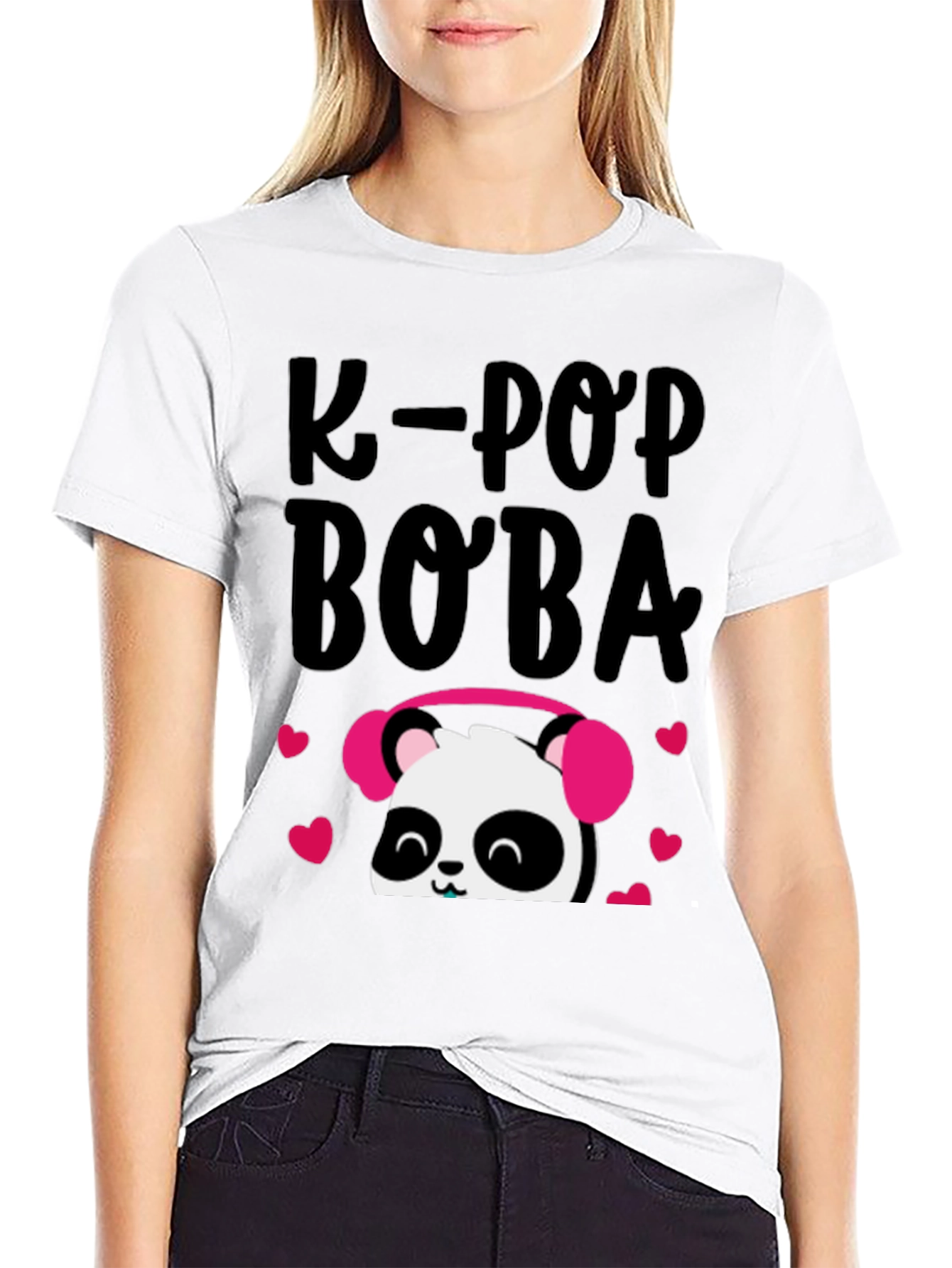 K-Pop Boba Panda T-Shirt