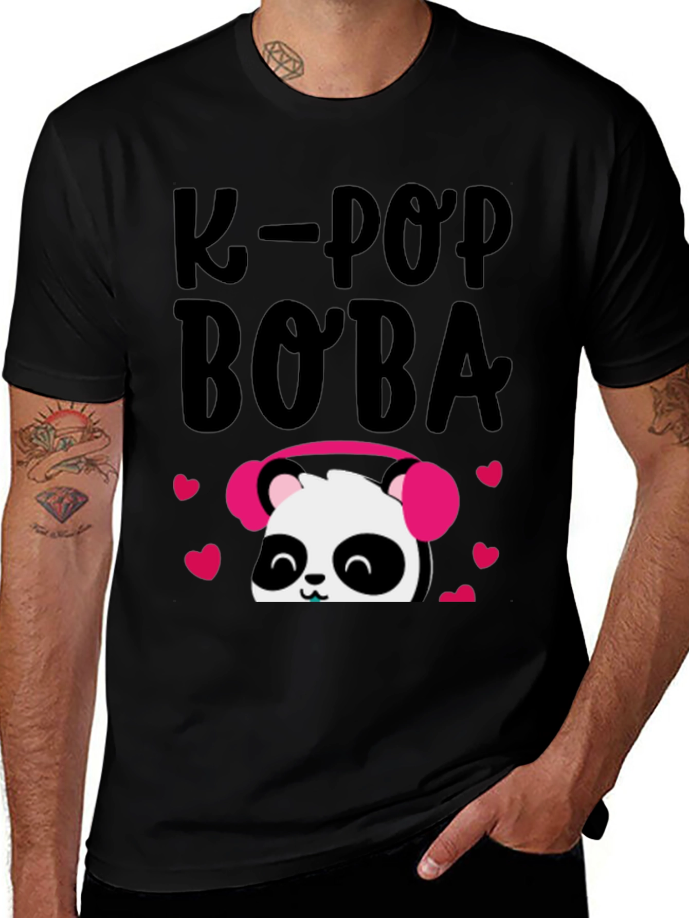 K-Pop Boba Panda T-Shirt