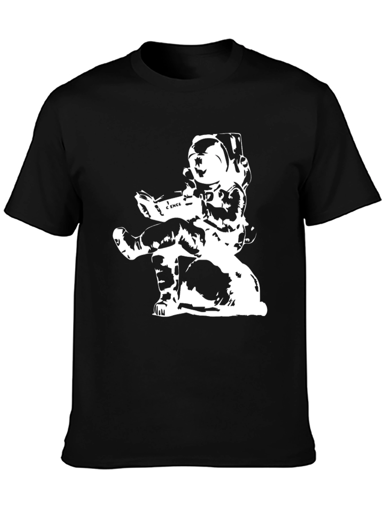 Astronaut Rabbit Ride Graphic T-Shirt