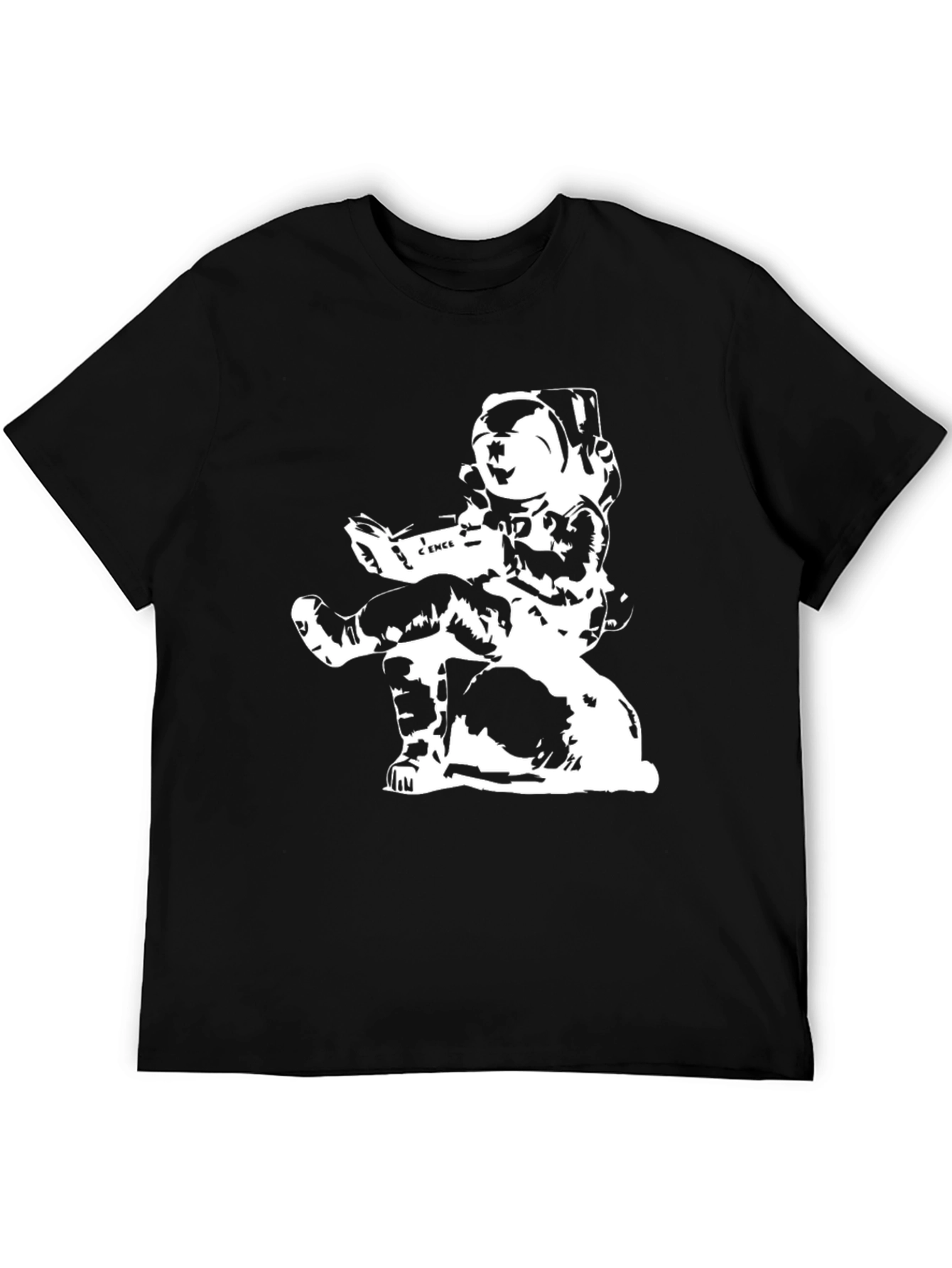 Astronaut Rabbit Ride Graphic T-Shirt