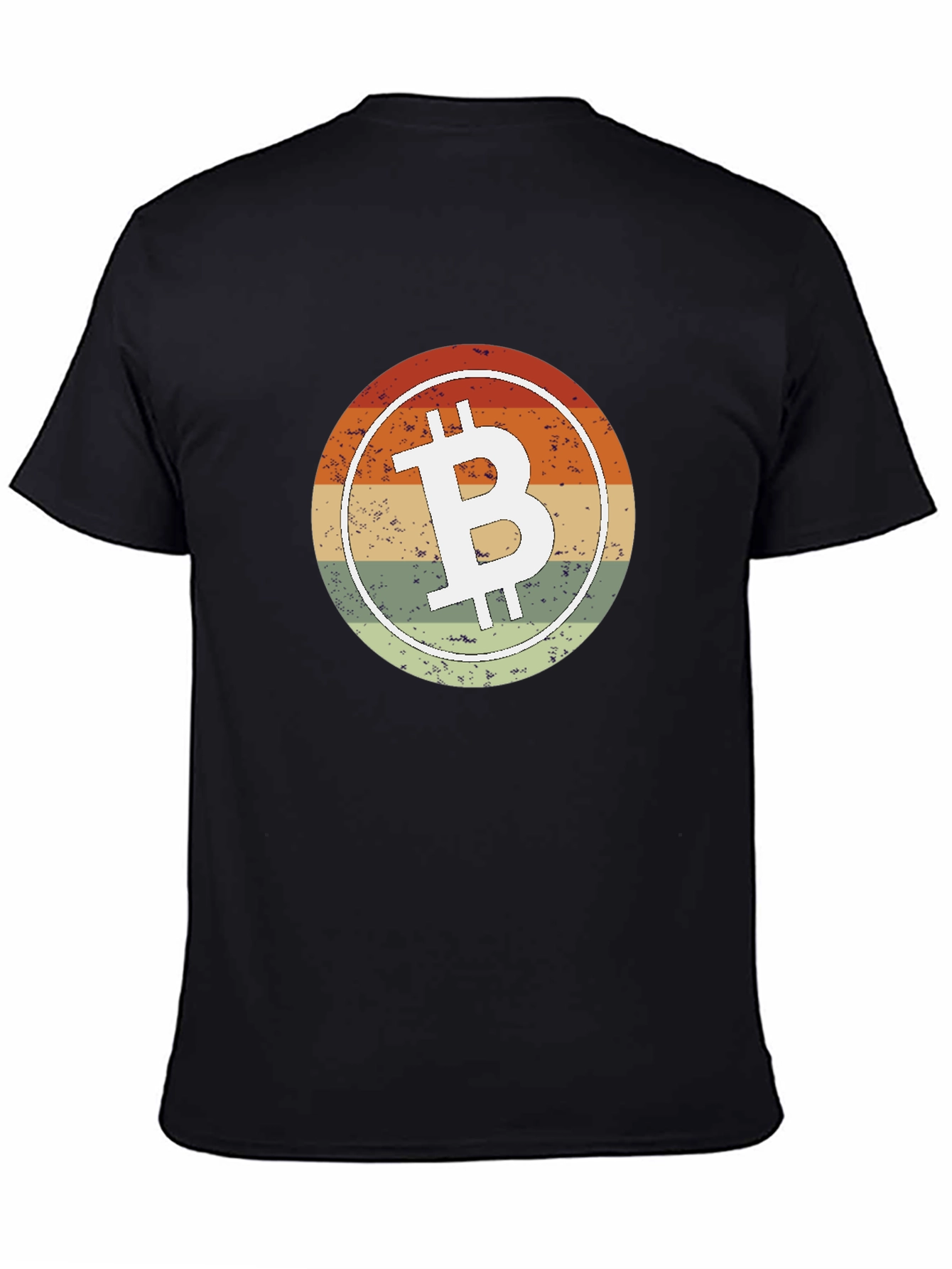 Bitcoin Retro Sunset T-Shirt - Crypto Fan Apparel