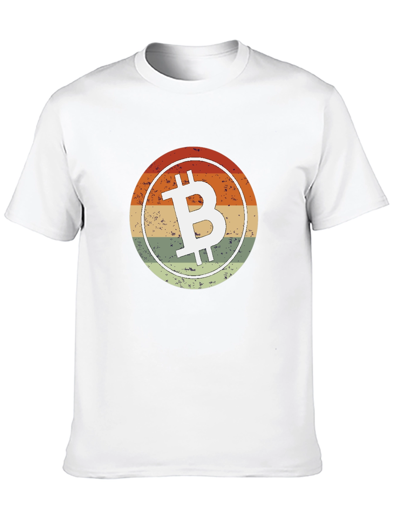 Bitcoin Retro Sunset T-Shirt - Crypto Fan Apparel