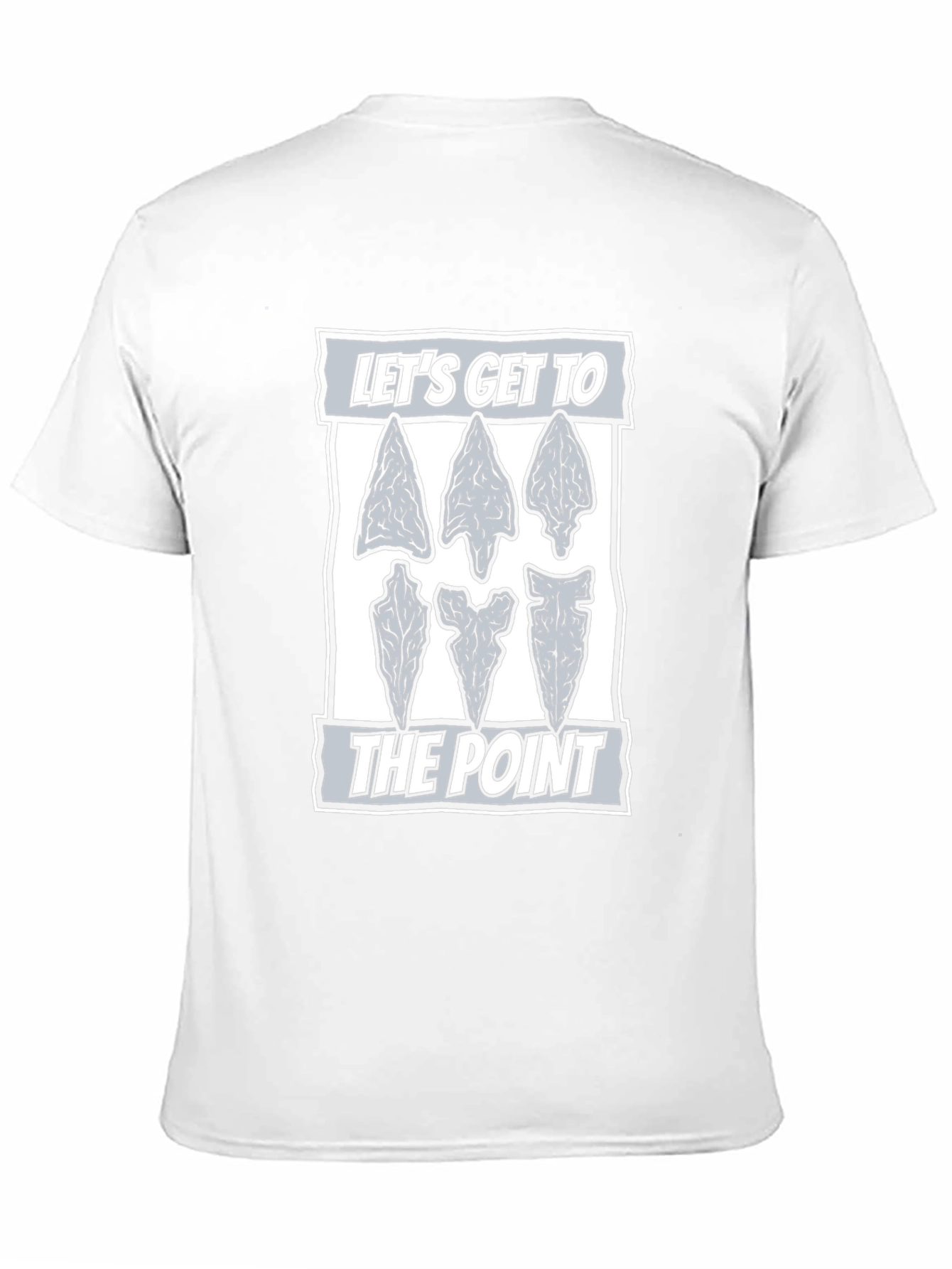 Lets Get To The Point Black Tee