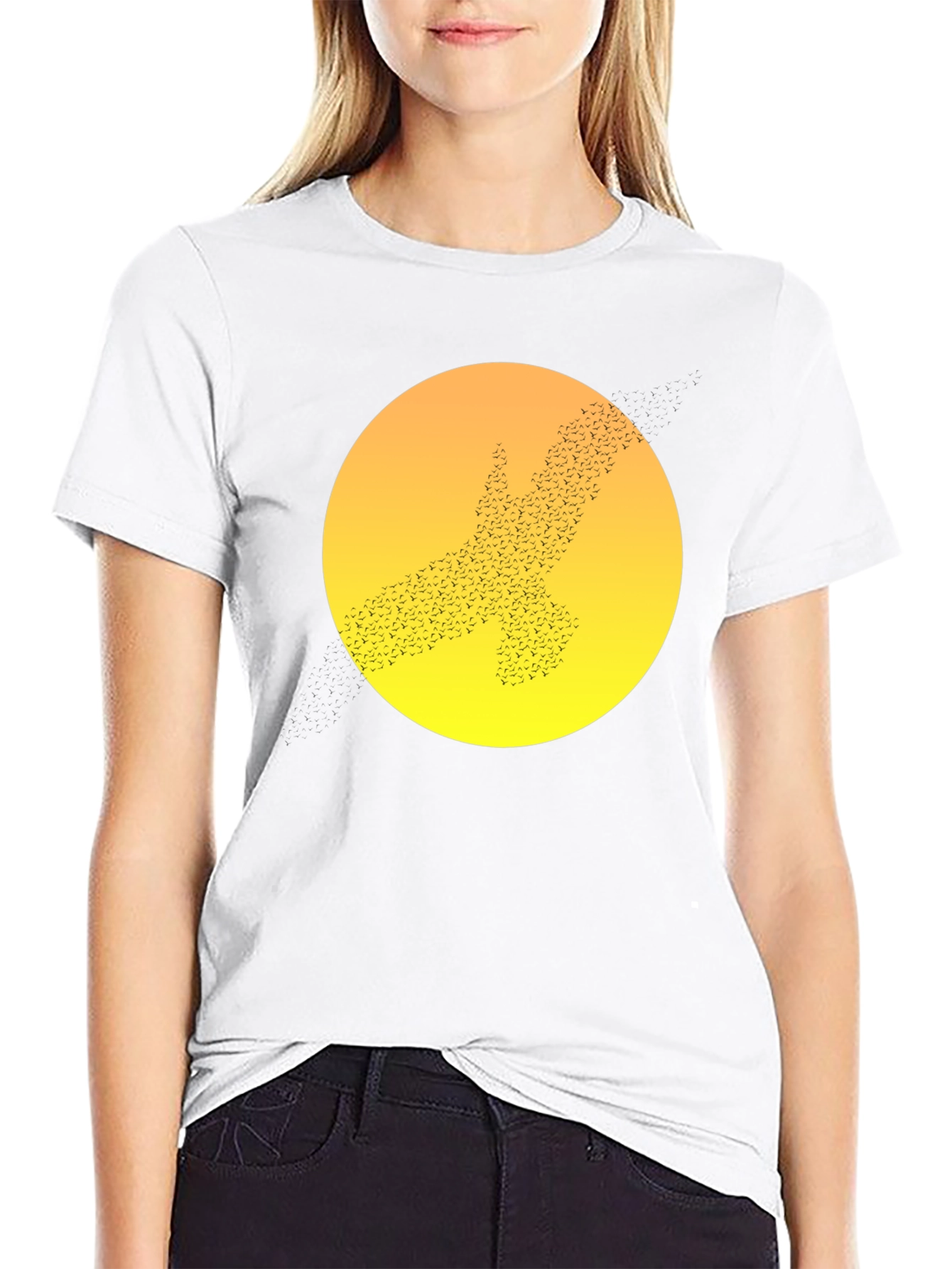 Eagle Flock Black Graphic Tee