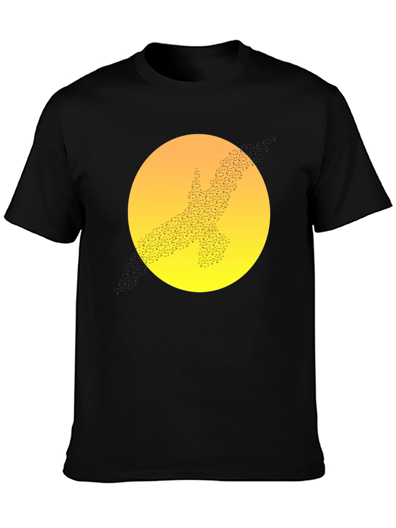 Eagle Flock Black Graphic Tee