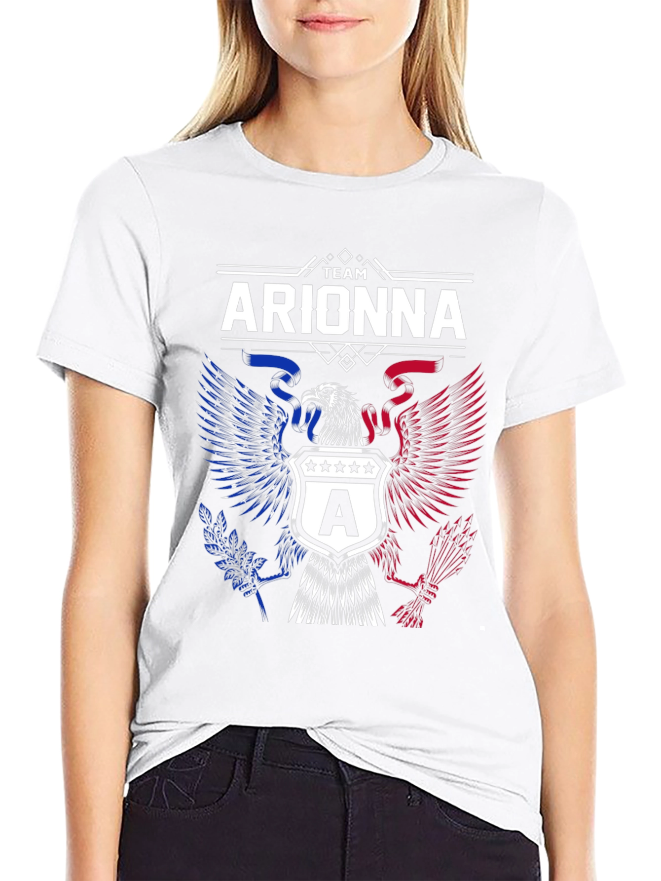 Team Arionna Patriotic Eagle Graphic T-Shirt