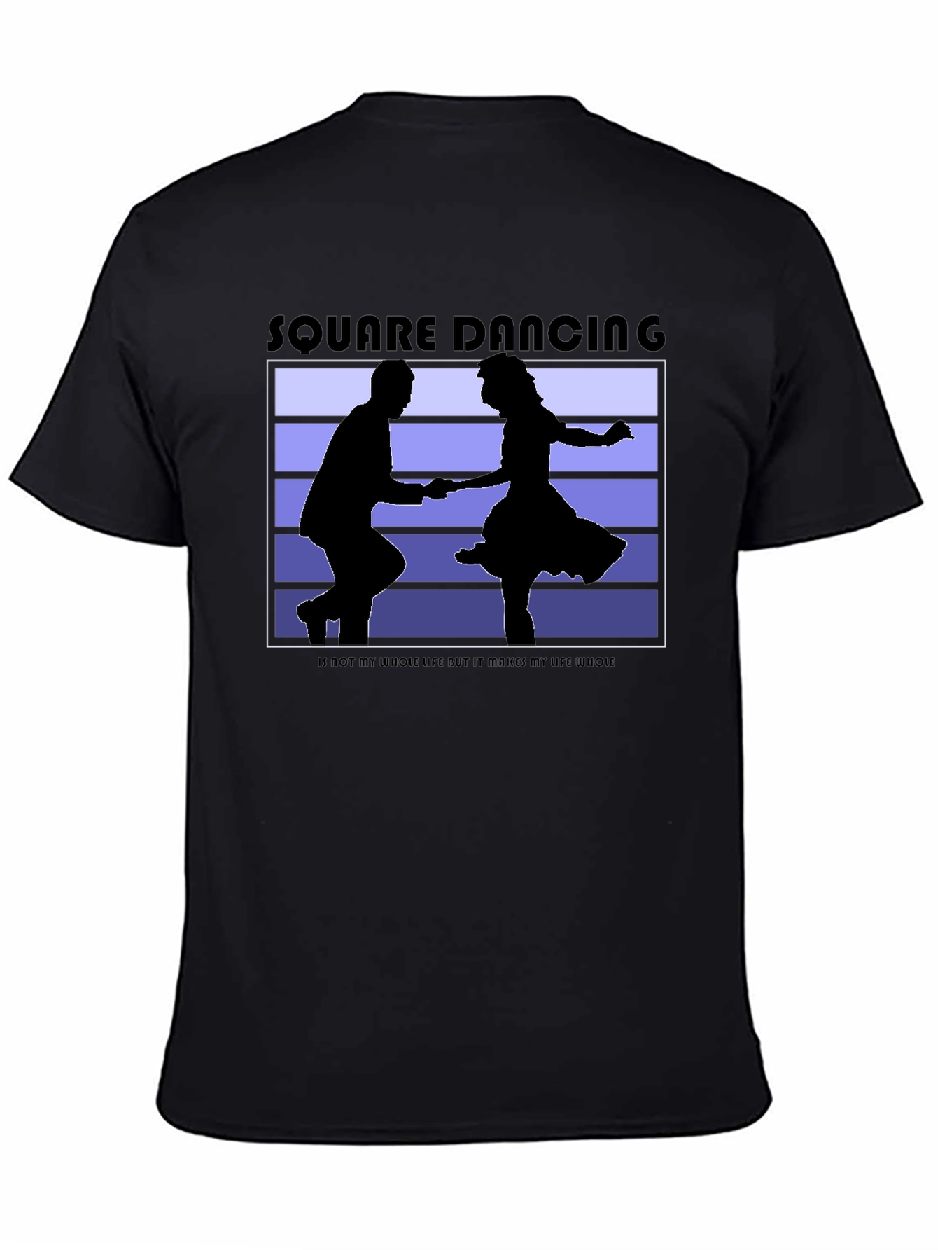 Square Dancing Graphic Tee - Black