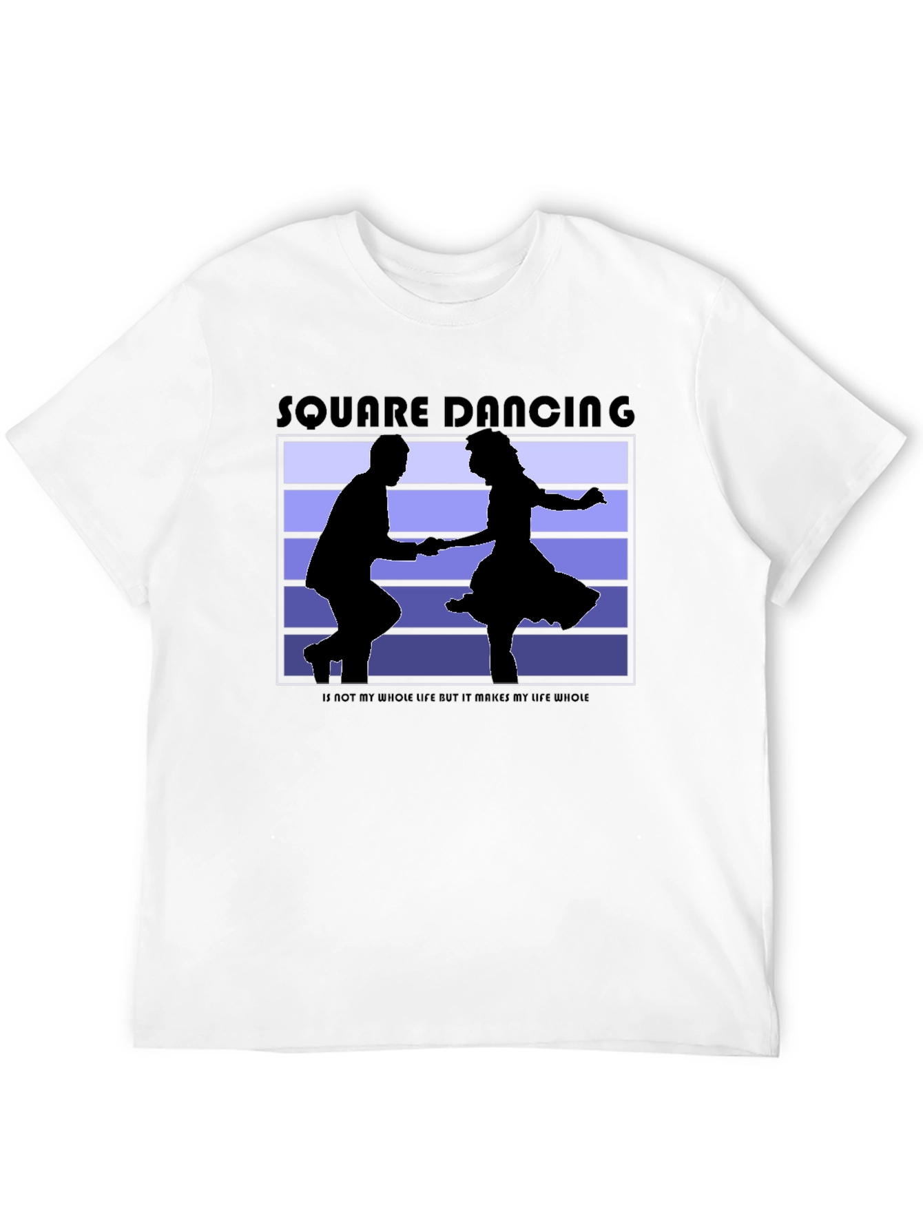 Square Dancing Graphic Tee - Black
