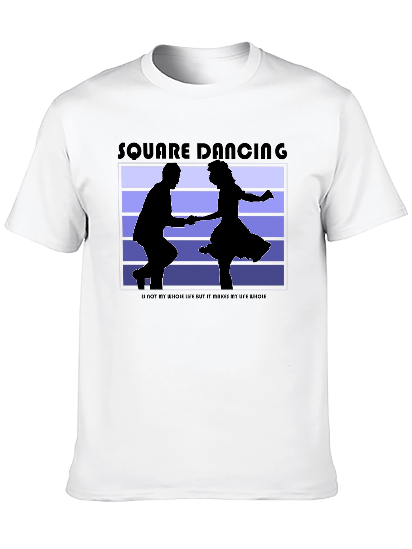 Square Dancing Graphic Tee - Black