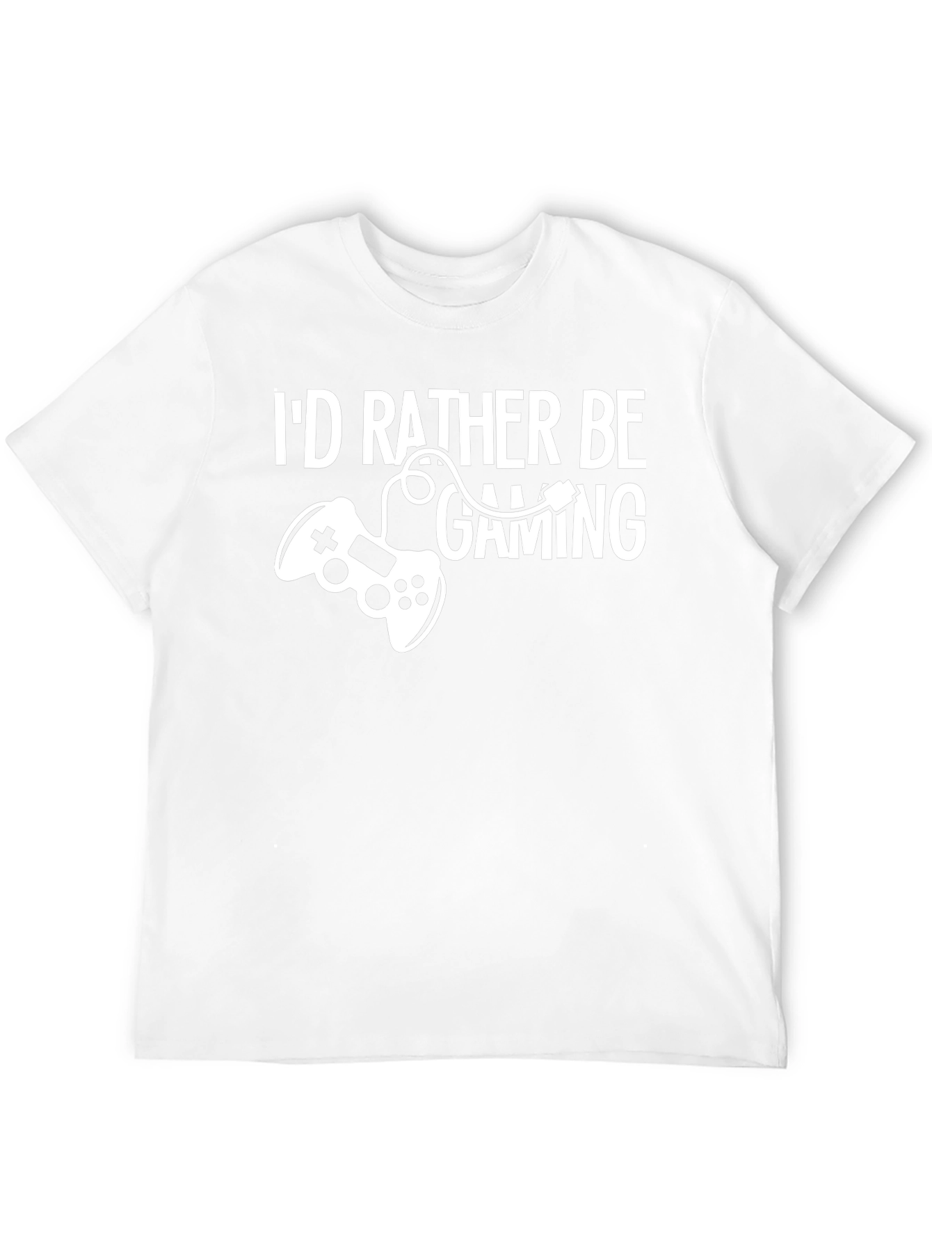 Id Rather Be Gaming Black T-Shirt