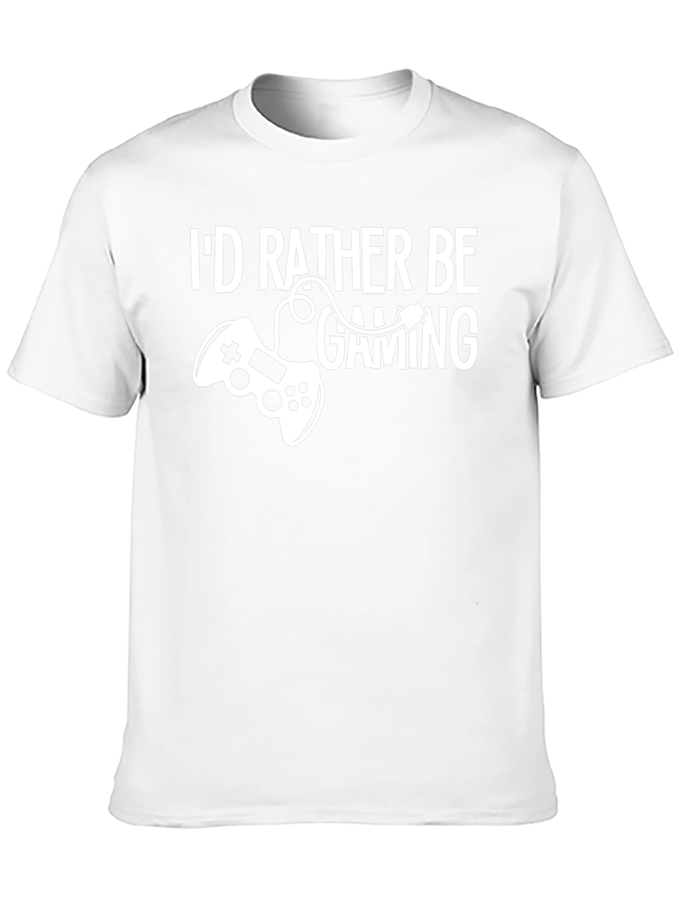 Id Rather Be Gaming Black T-Shirt
