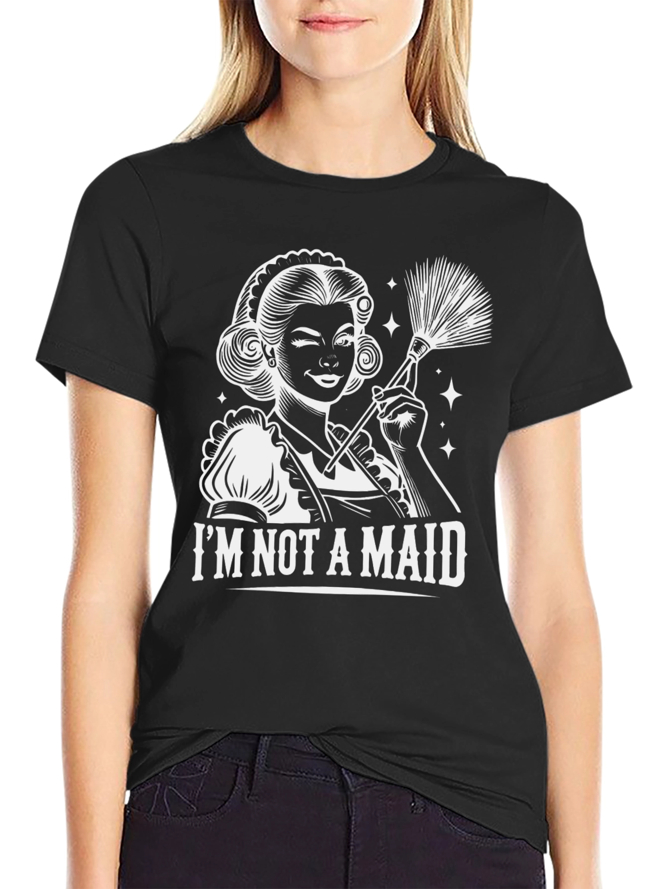 Im Not A Maid Graphic Tee