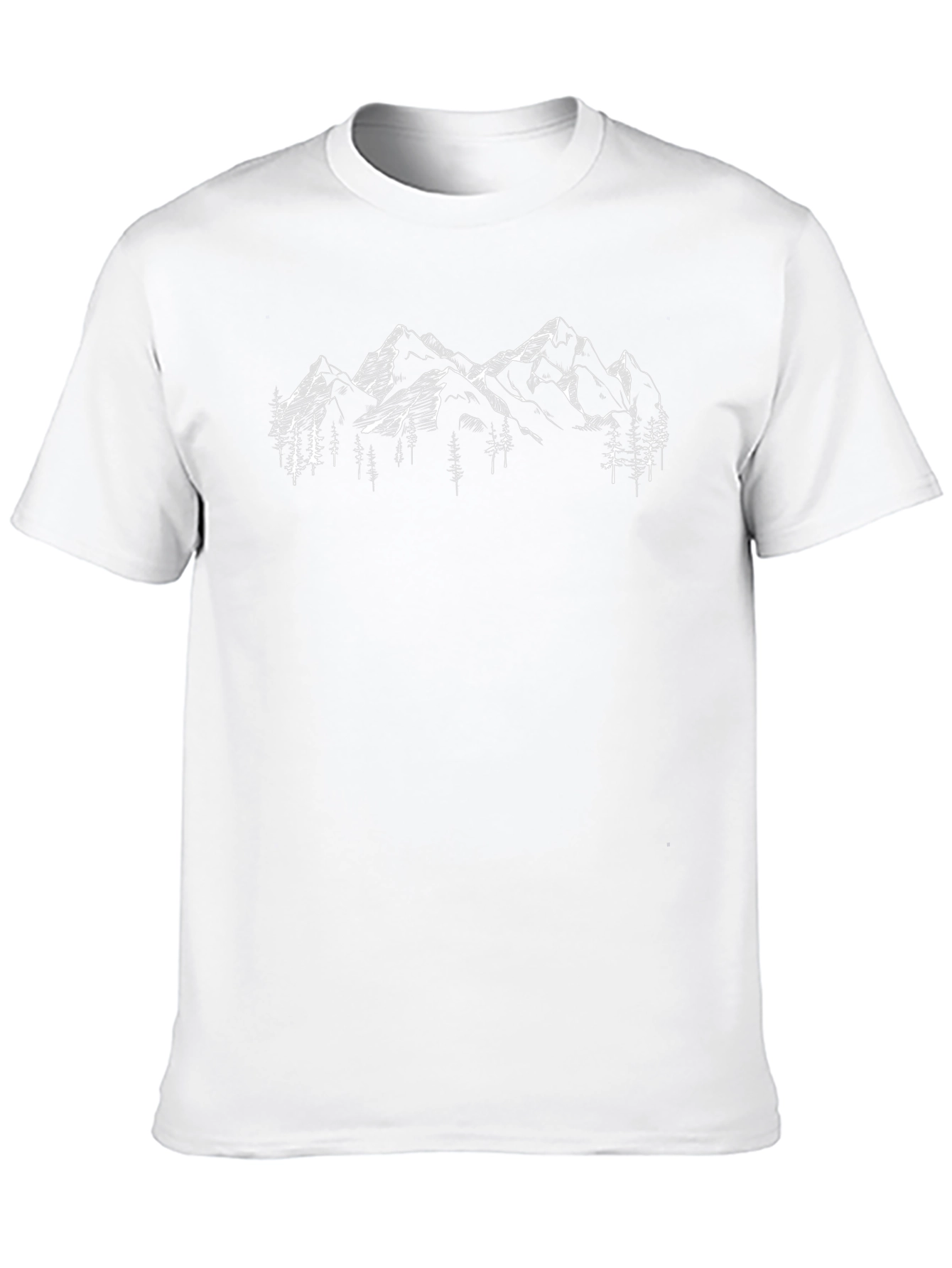 Mountain Range Graphic Tee - Black