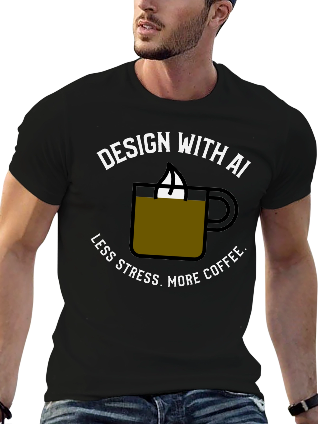 Design With AI Coffee T-Shirt