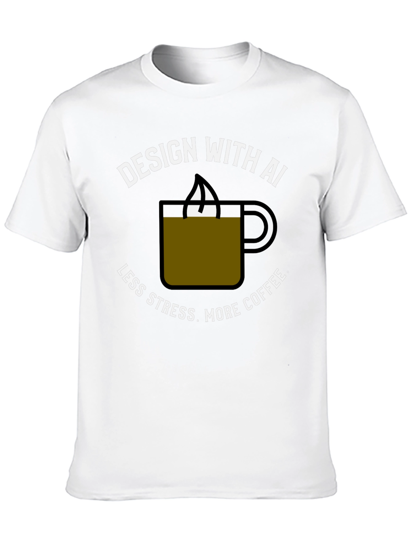 Design With AI Coffee T-Shirt