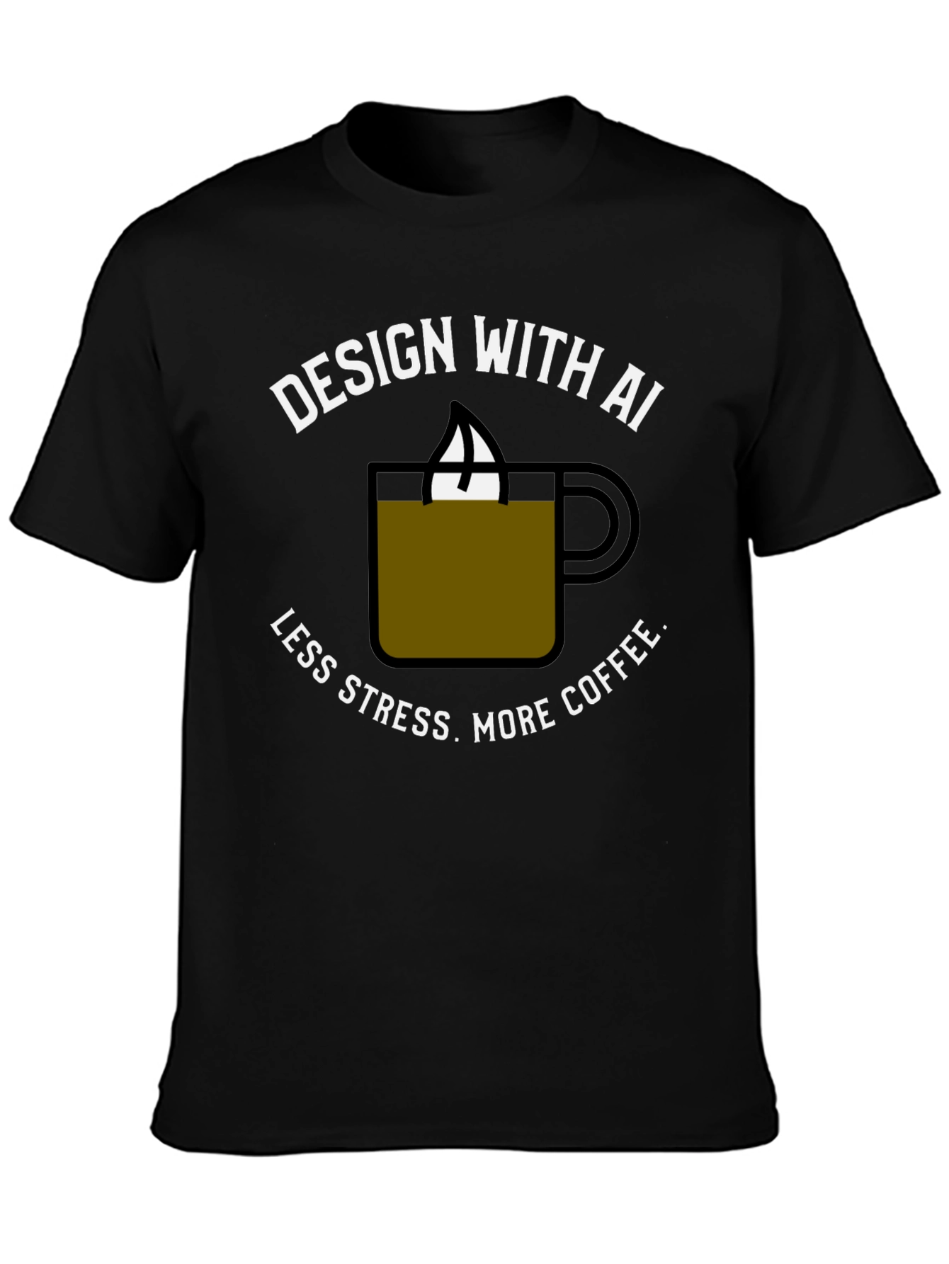Design With AI Coffee T-Shirt