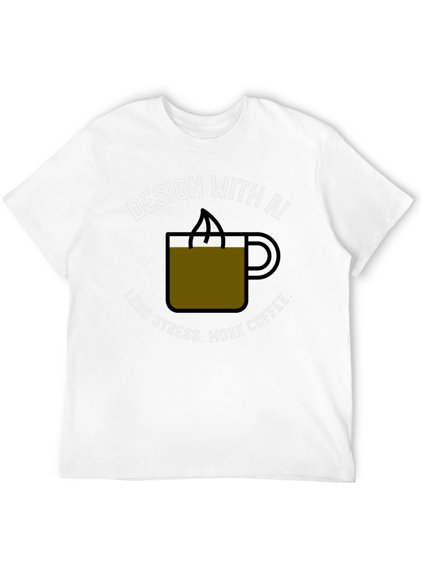Design With AI Coffee T-Shirt