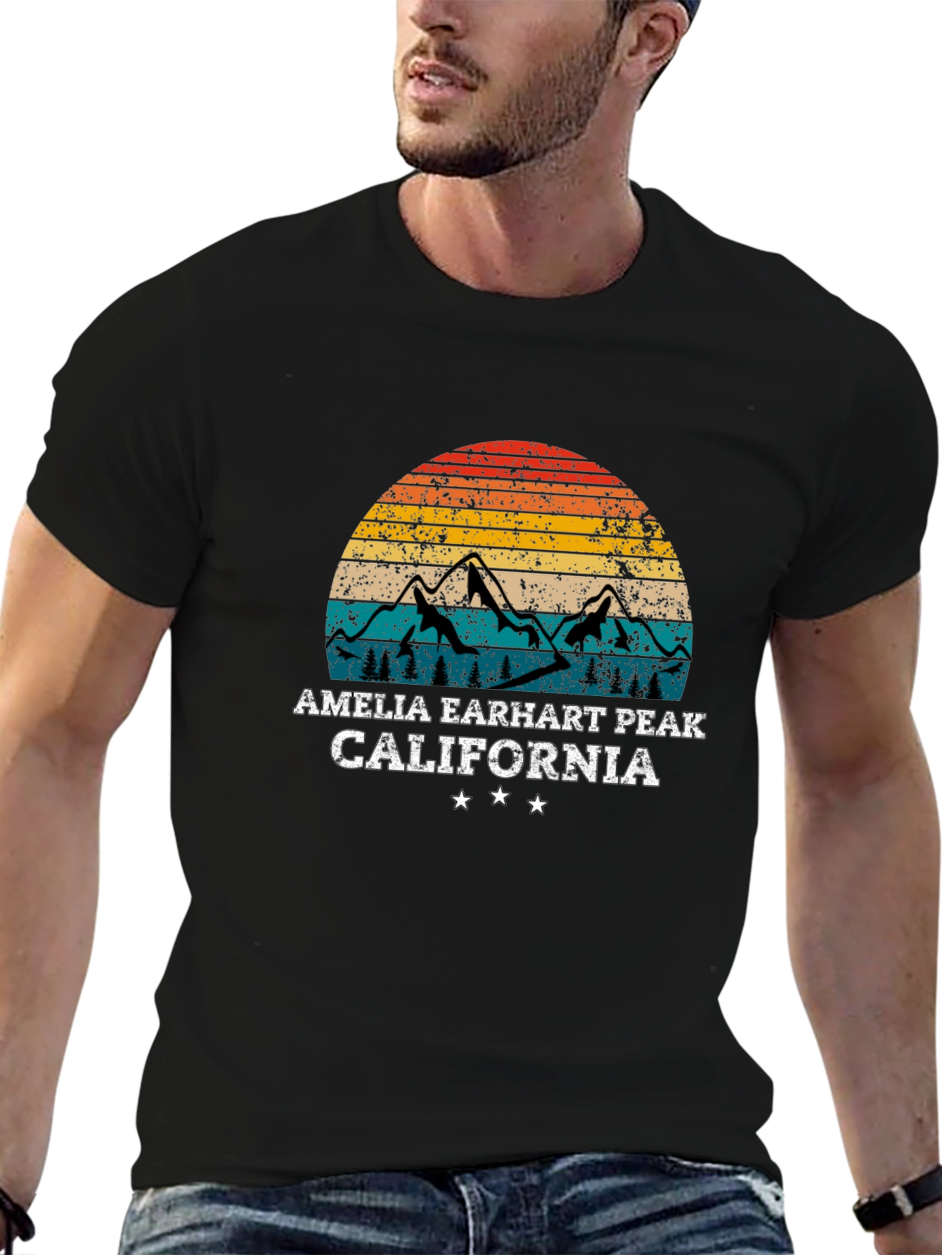Amelia Earhart Peak California Graphic Tee