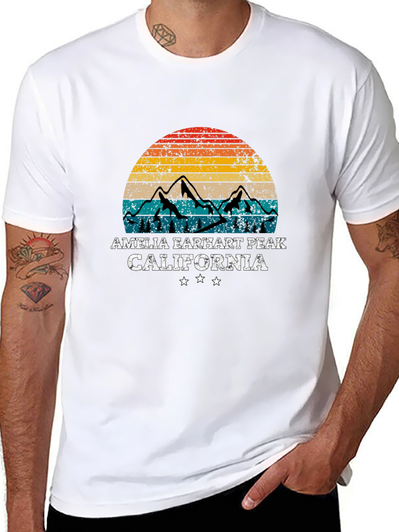 Amelia Earhart Peak California Graphic Tee