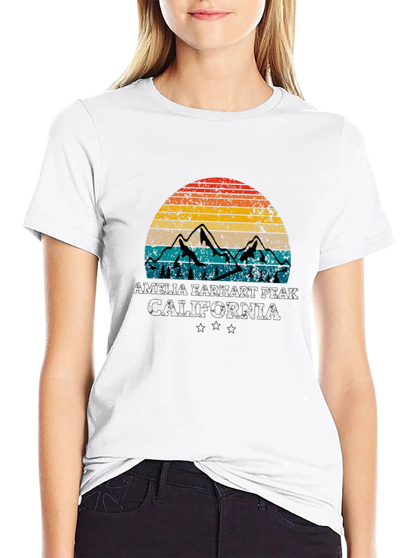 Amelia Earhart Peak California Graphic Tee