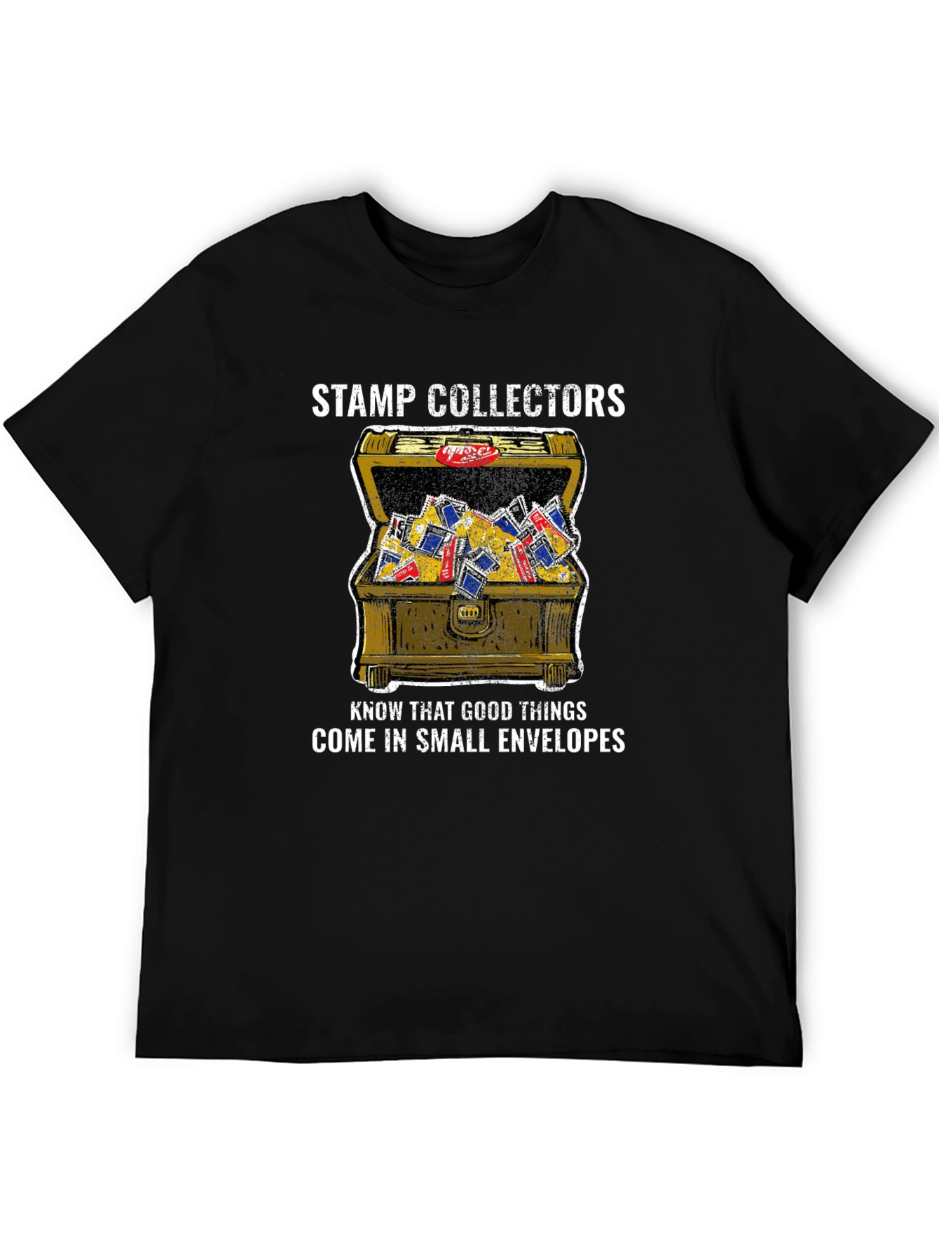 Stamp Collectors Chest Graphic T-Shirt