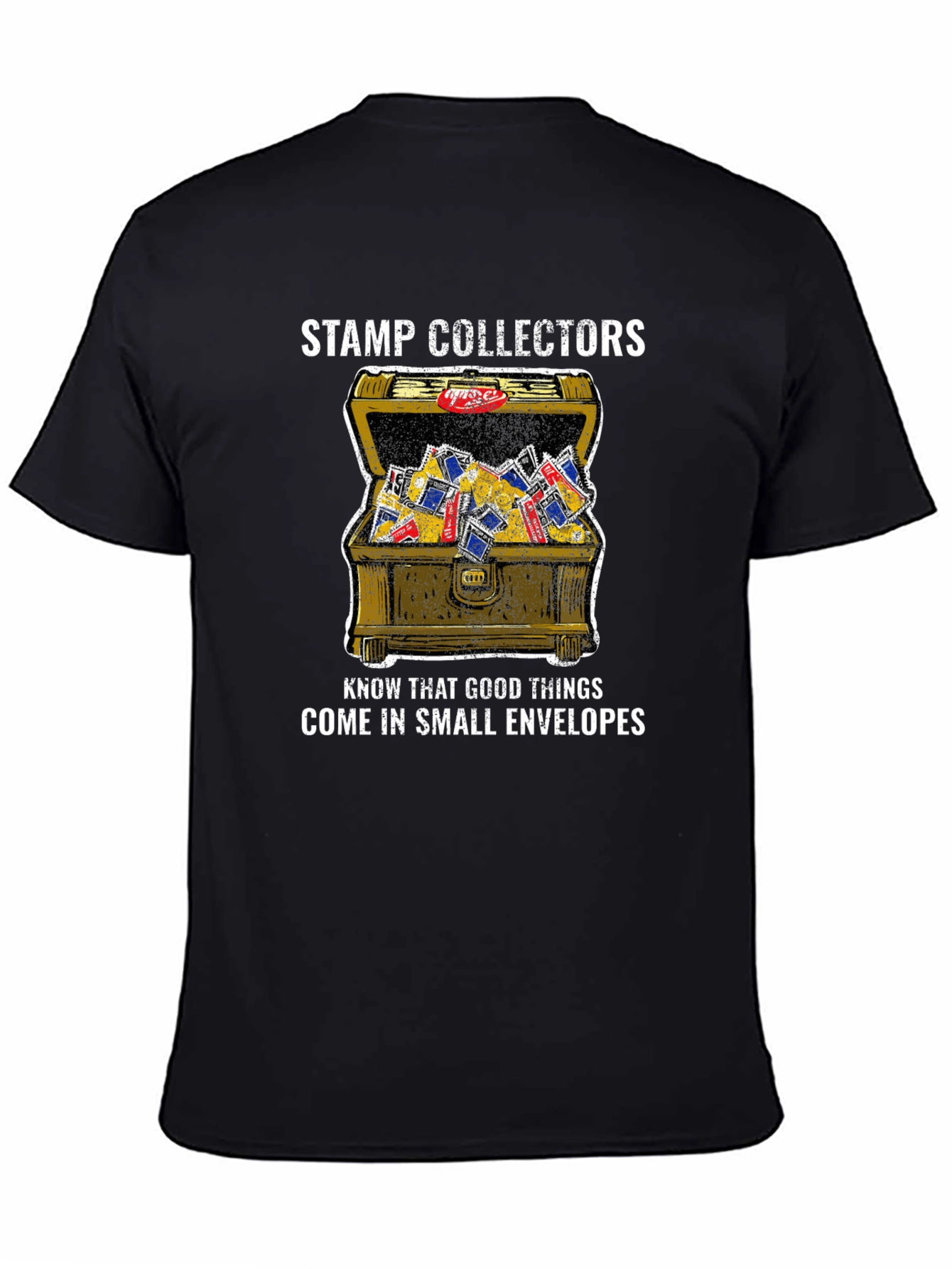 Stamp Collectors Chest Graphic T-Shirt