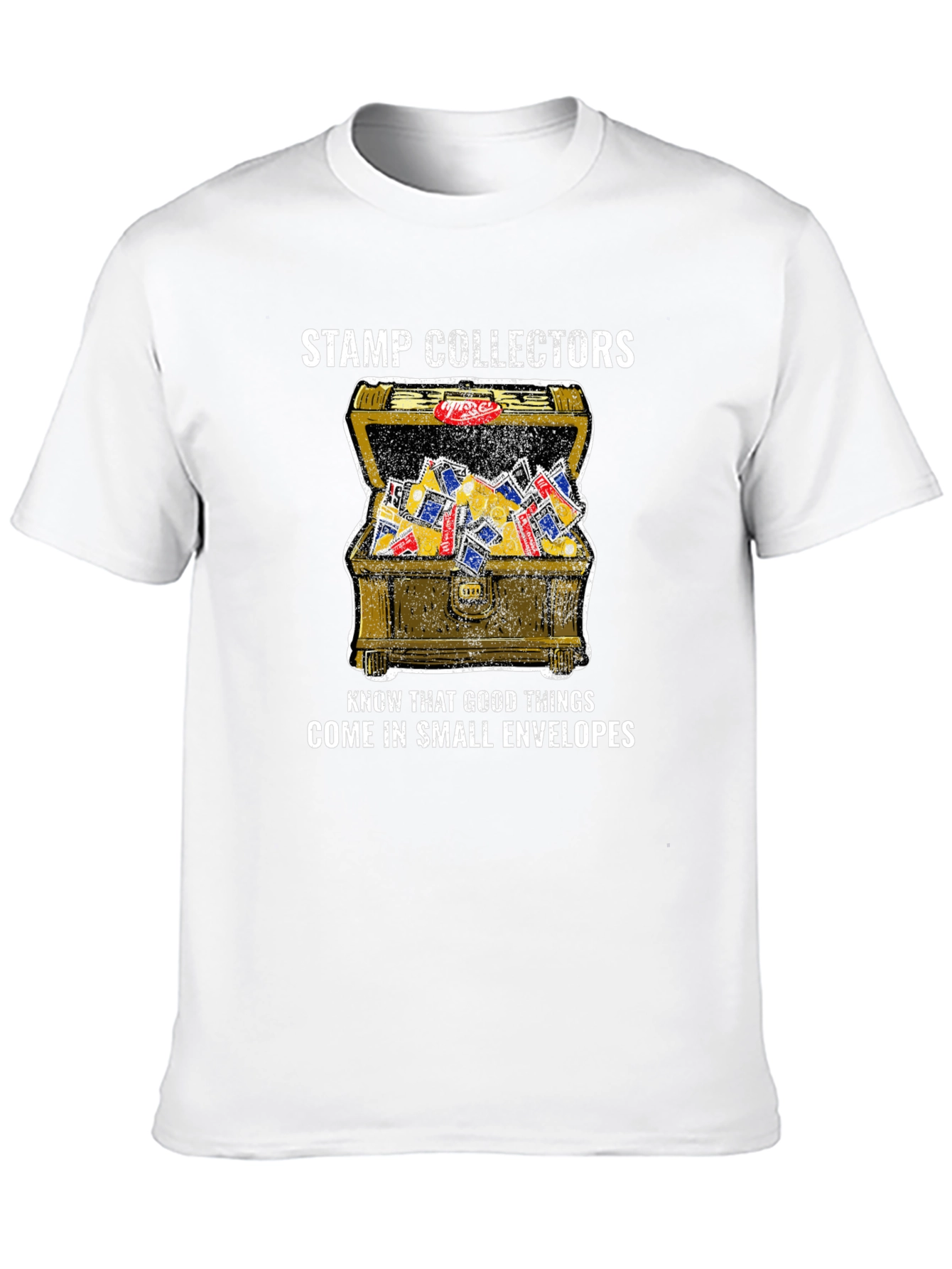 Stamp Collectors Chest Graphic T-Shirt
