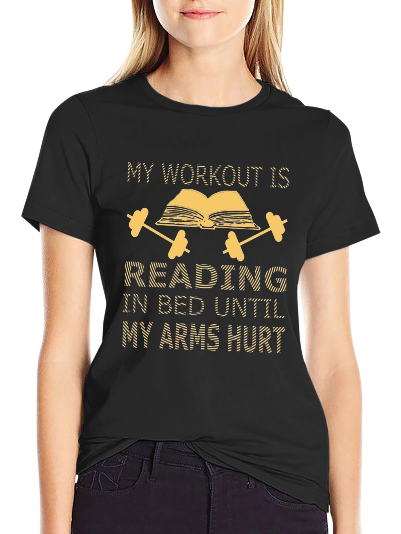 Funny Workout Reading T-Shirt