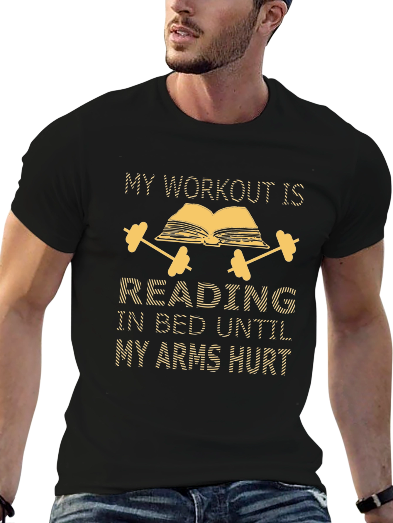 Funny Workout Reading T-Shirt