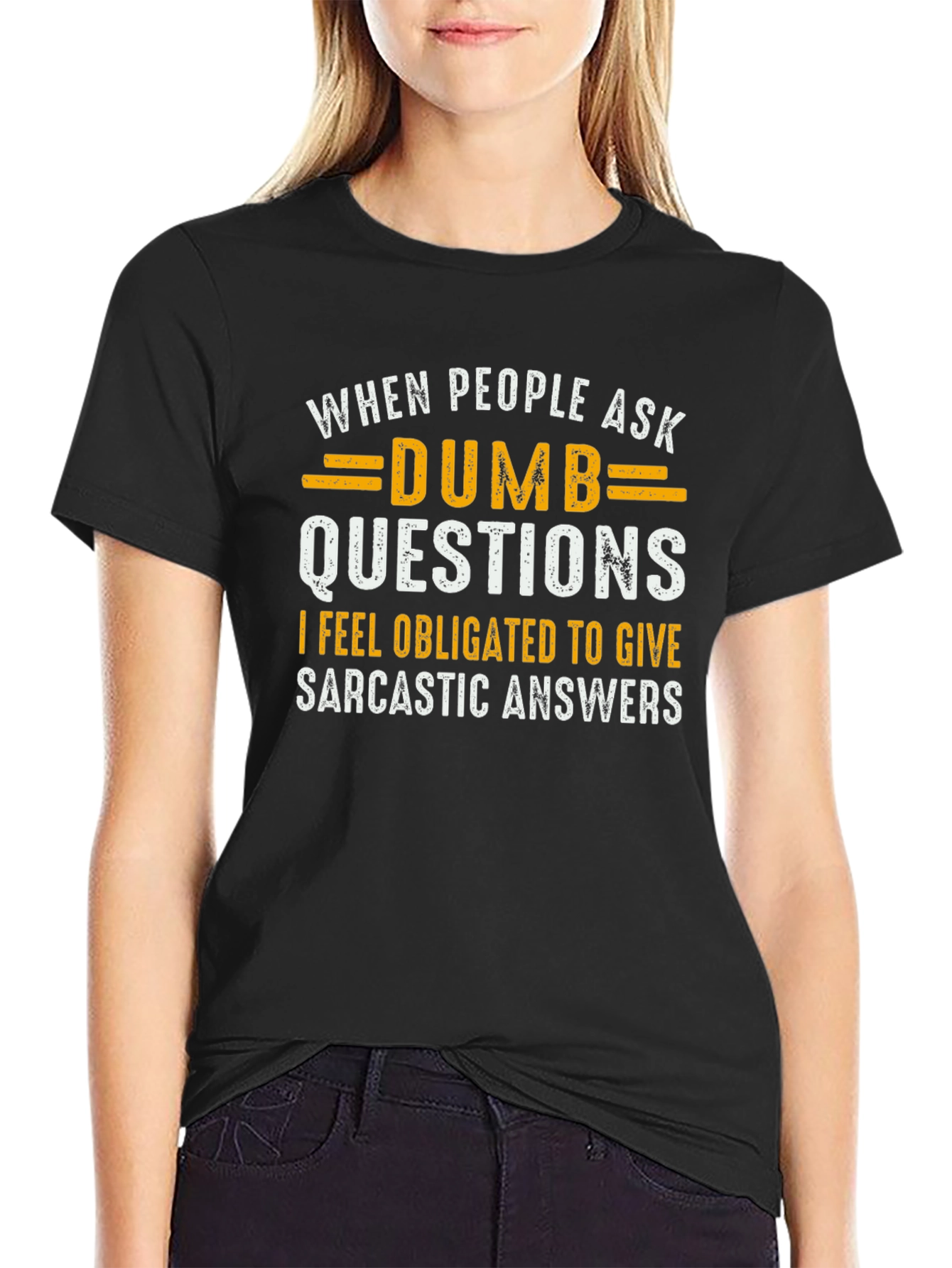 Sarcastic Answer T-Shirt - Humor Tee