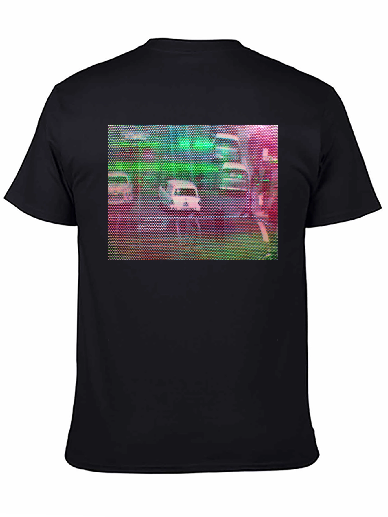 Retro Cars Graphic Tee - Unique Pixel Art Design