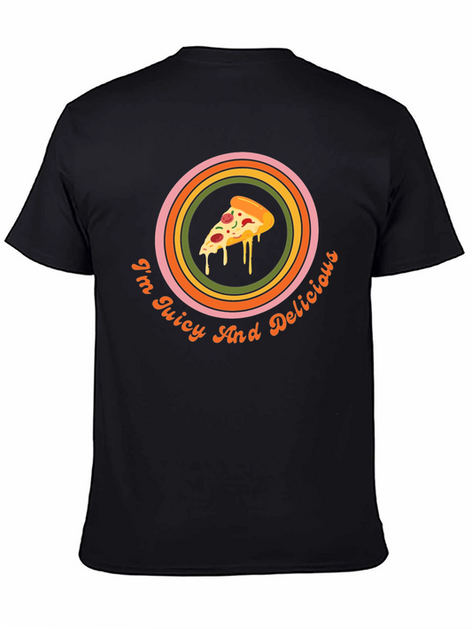 Juicy & Delicious Pizza Graphic Tee - Unisex