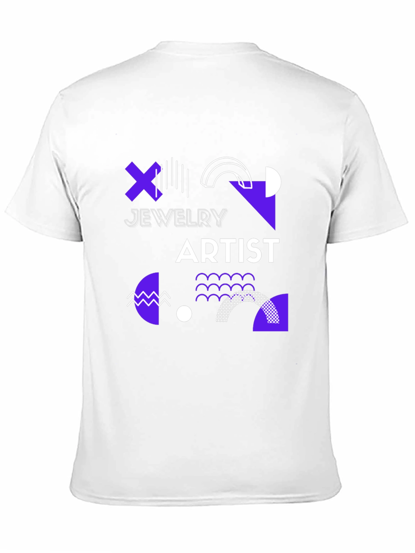 Geometric Jewelry Artist Black T-Shirt
