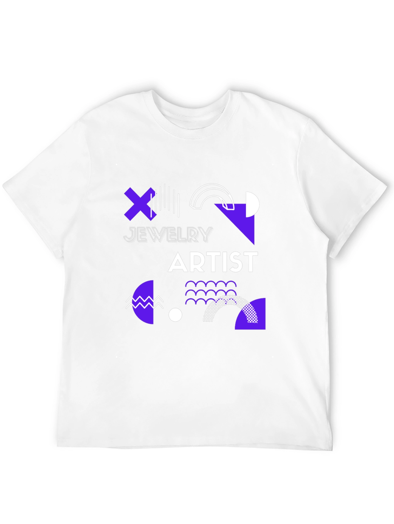Geometric Jewelry Artist Black T-Shirt