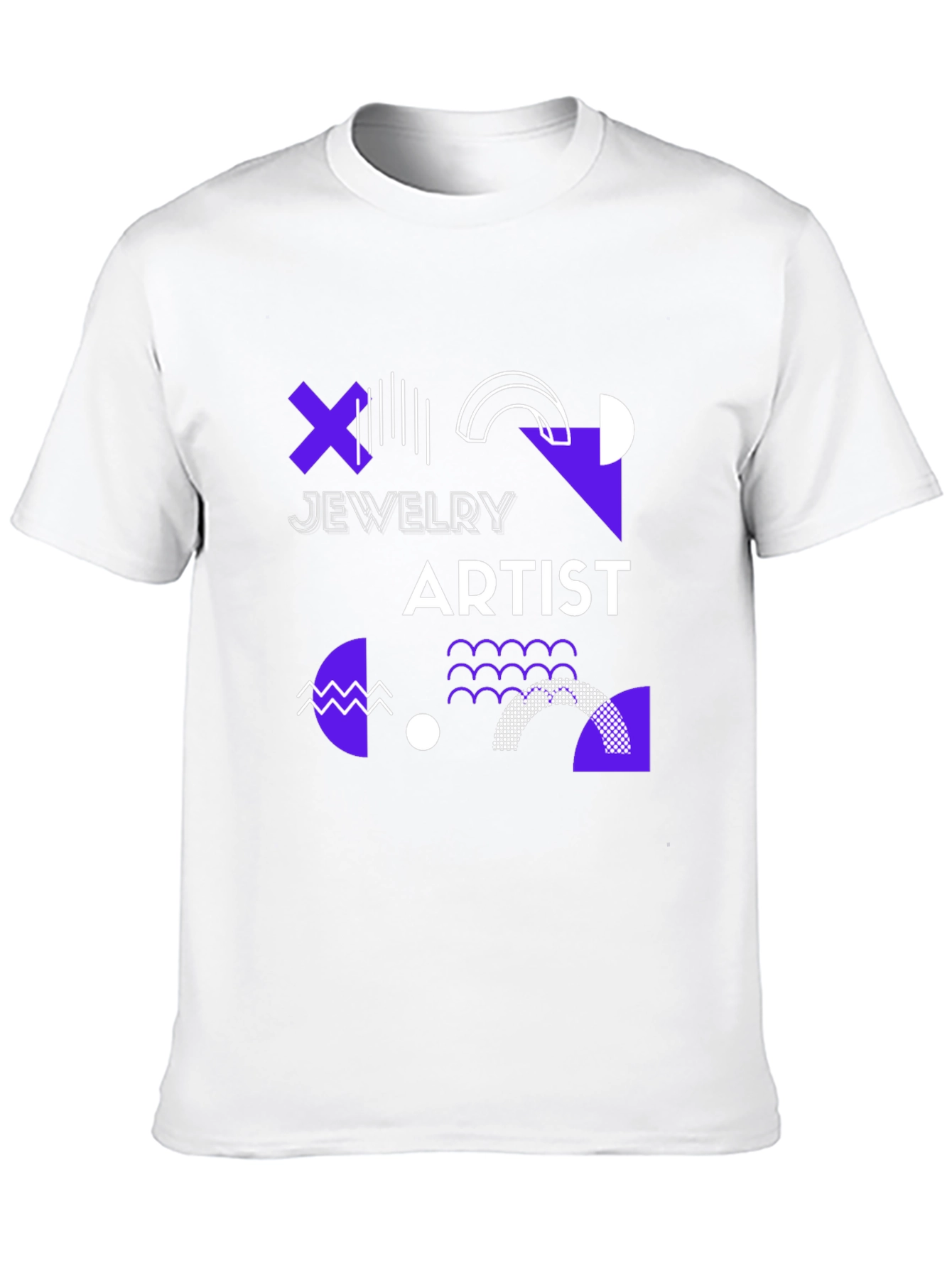 Geometric Jewelry Artist Black T-Shirt