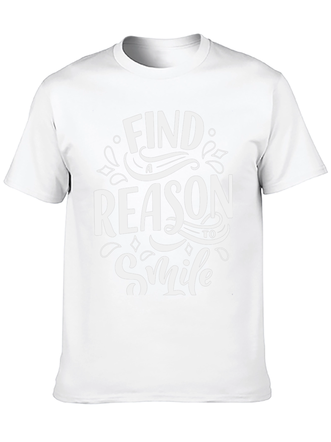 Motivational Graphic T-Shirt - Find a Reason to Smile