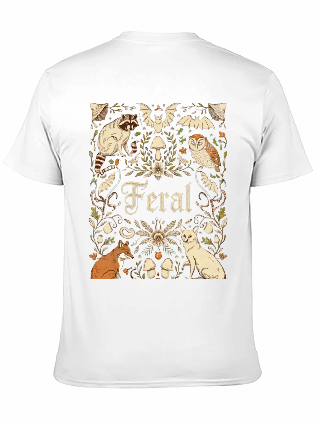 Feral Animals Graphic T-Shirt - Nature Lover Tee