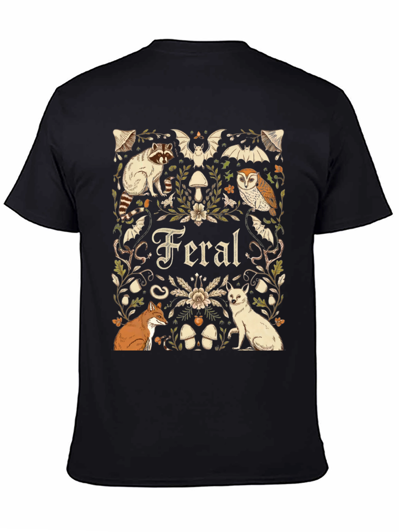 Feral Animals Graphic T-Shirt - Nature Lover Tee