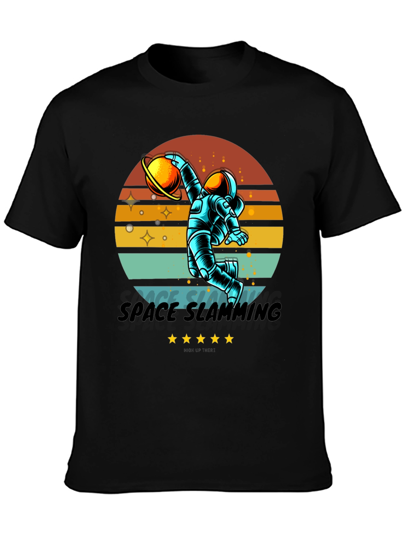 Space Slamming Retro T-Shirt