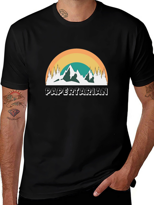 Papertarian Mountain T-Shirt - Outdoor Adventure