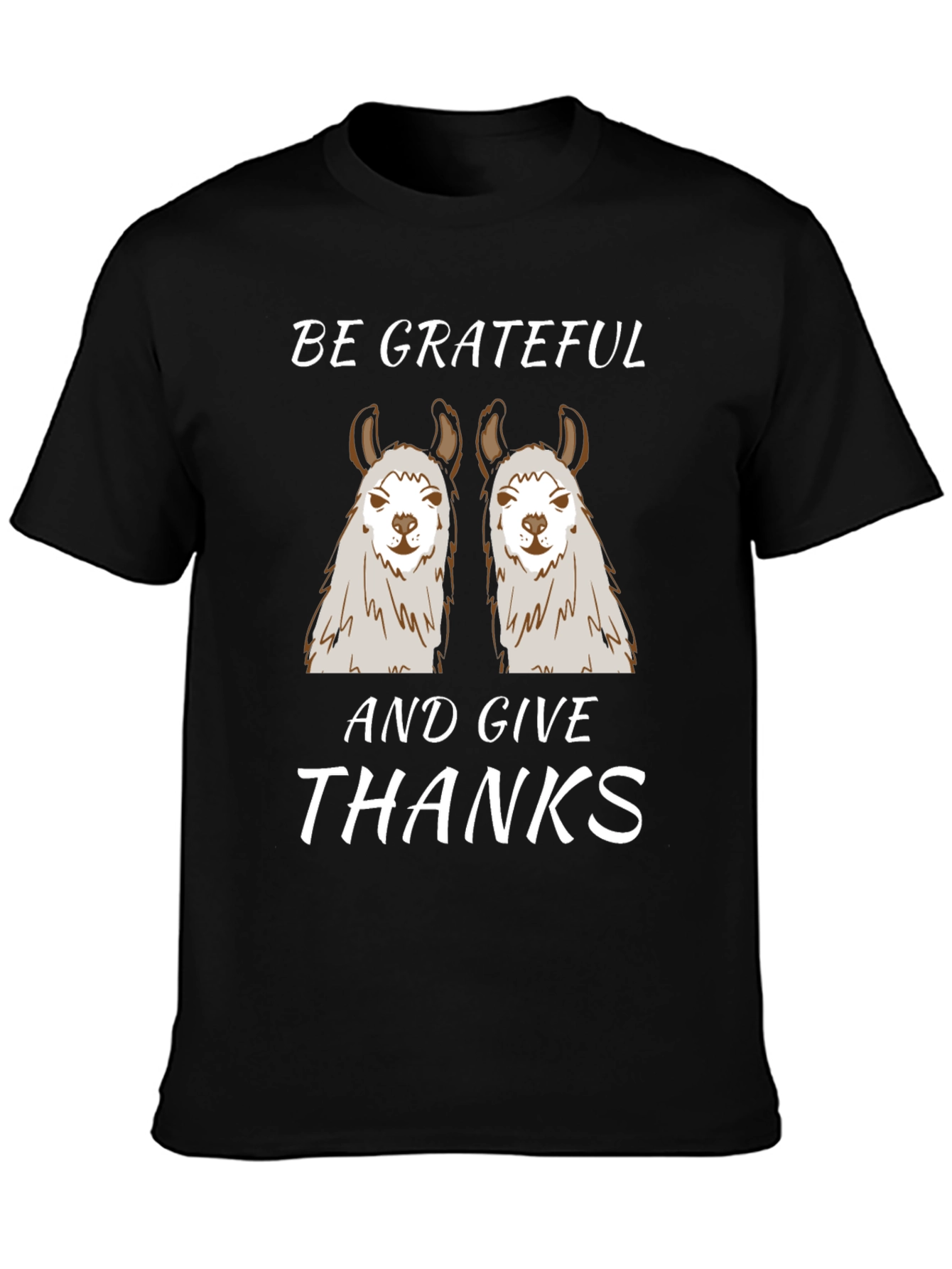 Be Grateful Llama Graphic Tee