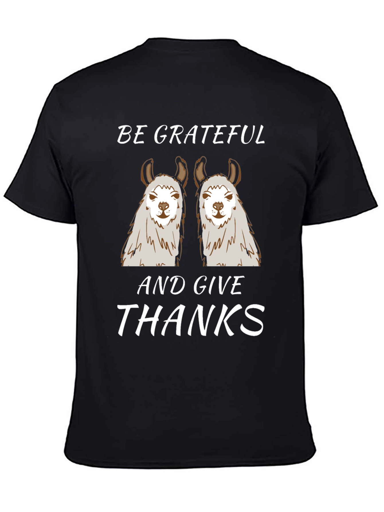 Be Grateful Llama Graphic Tee